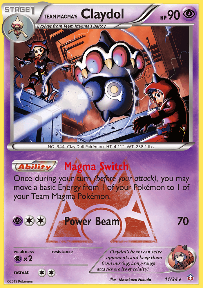 Team Magma's Claydol