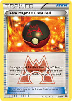 Team Magma's Great Ball