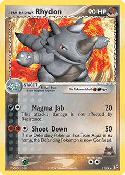 Team Magma's Rhydon