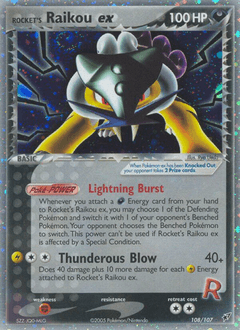 Rocket's Raikou ex